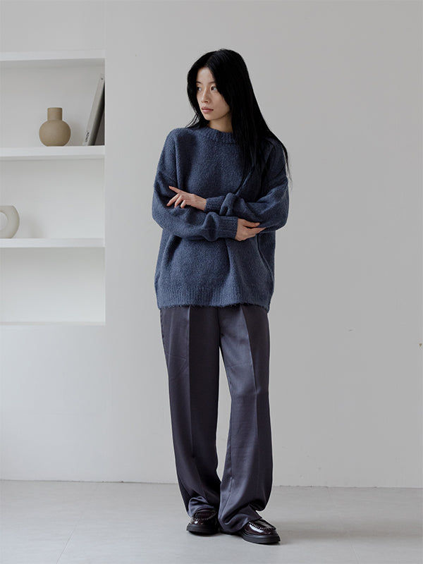 High waist tuck pants（satin） – Frames / W..