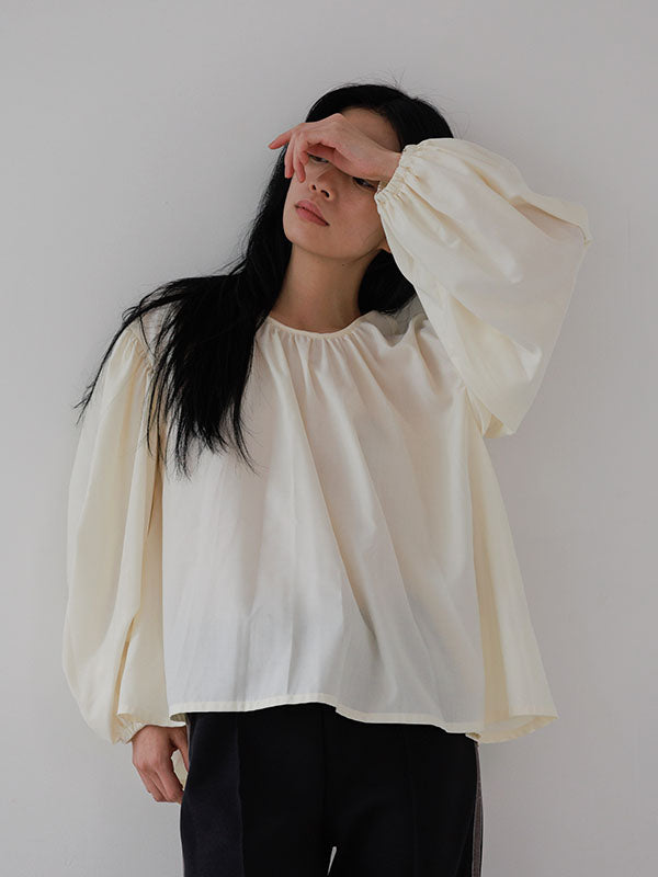 ブラウス シャツ VOLUME SLEEVE BLOUSE(ボリュームスリーブブラウス) レディース Volume sleeve blouse – Frames / W..