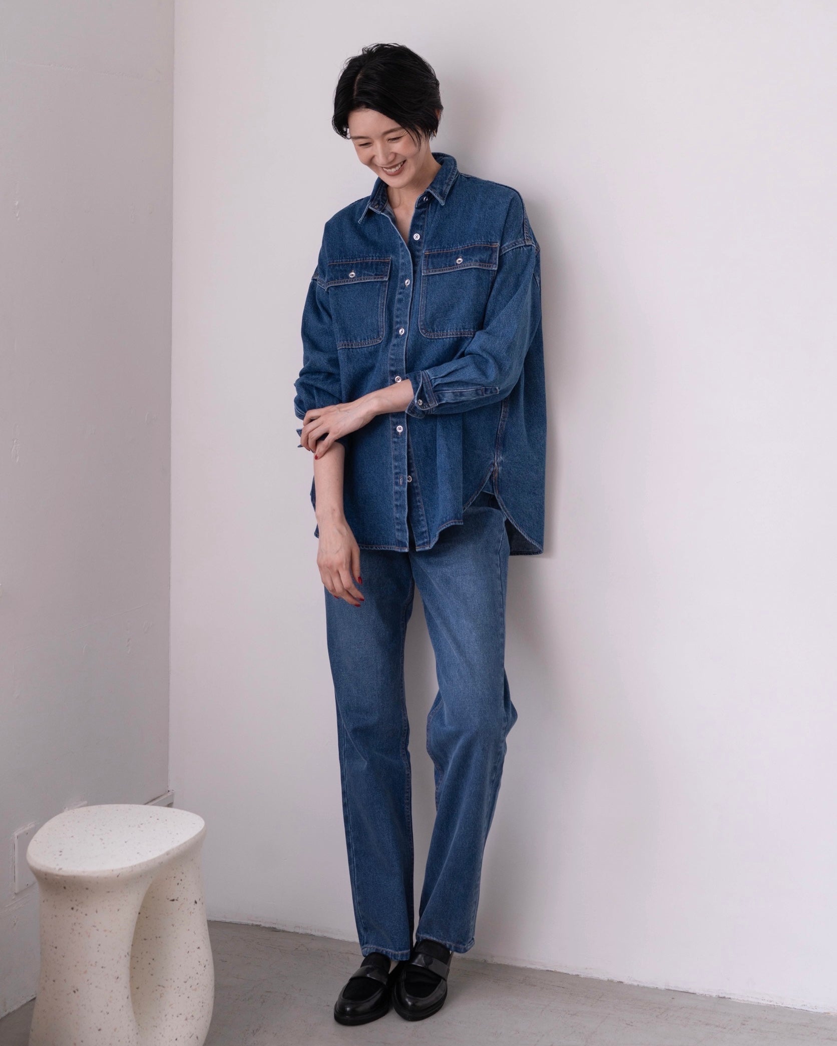Over denim shirt【W..×meg】 – Frames / W..