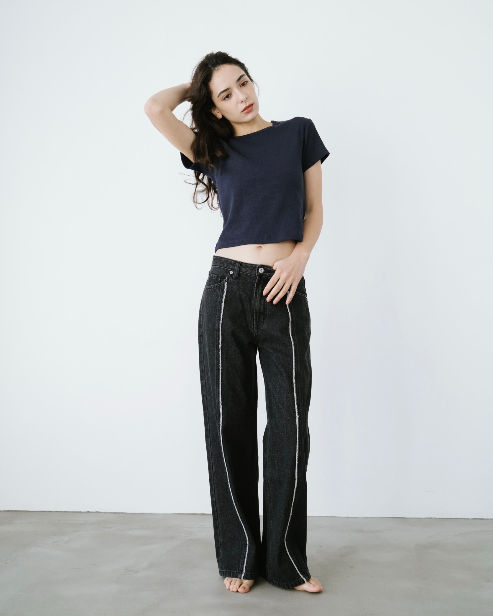 Fringe loose denim – Frames / W..